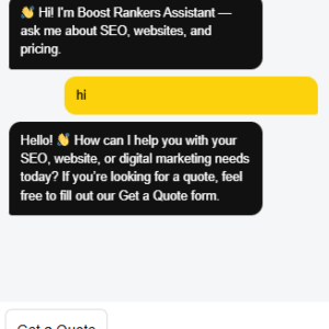 boost rankers ai chatbot